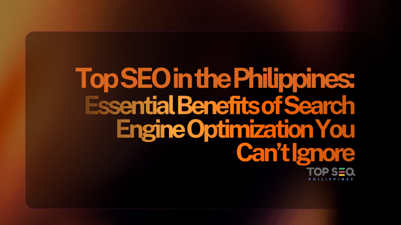 Top SEO in the Philippines